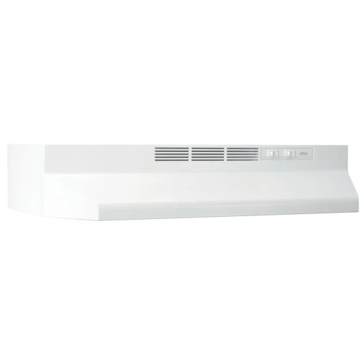 412401 - Broan(R) 24-Inch Ductless Under-Cabinet Range Hood, White