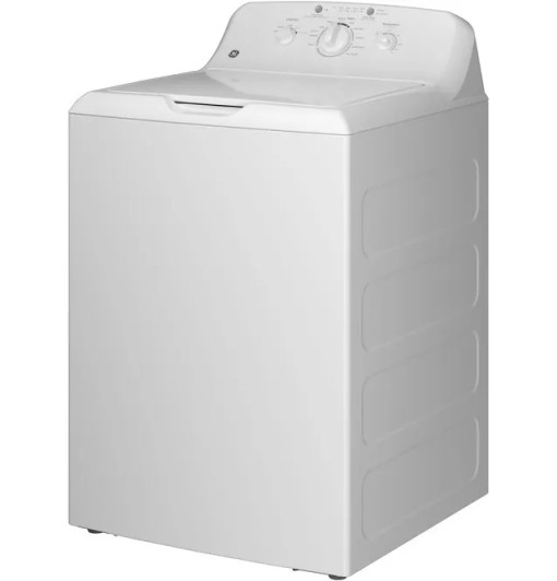 GTW220ACKWW - 2A-Washer White-GE® 3.8 cu. ft. capacity stainless steel basket