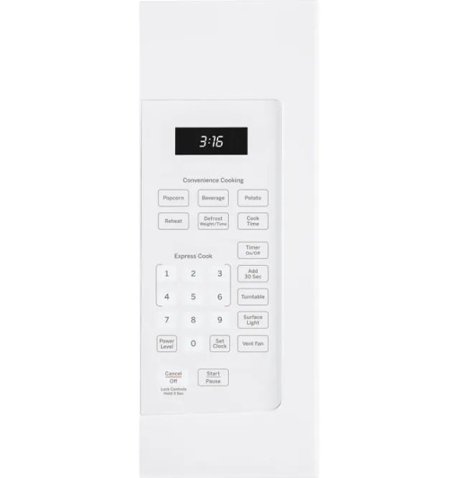 JVM3160DFWW - GE® 1.6 Cu. Ft. Over-the-Range Microwave Oven