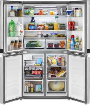 WRQA59CNKZ -  36-inch Wide Counter Depth 4 Door Refrigerator - 19.4 cu. ft.