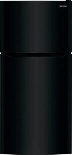 FFHT1835VB - Good 2B FRIGIDAIRE - 30" WIDE - 18.3 CU FT TOP FREEZER REFRIGE - RECESSED HANDLE - BLACK