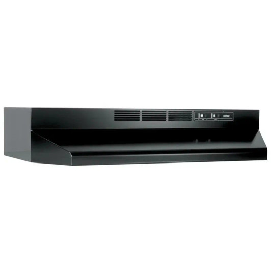 413023 - BROAN - 30" NON VENTED RANGE HOOD - BLACK