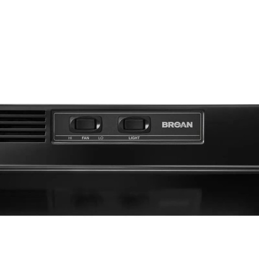 413023 - BROAN - 30" NON VENTED RANGE HOOD - BLACK