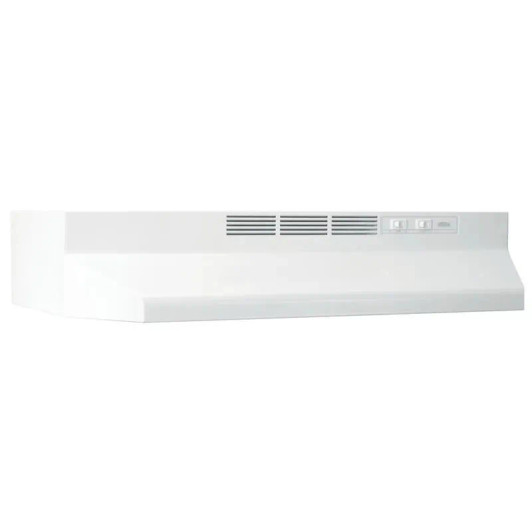 413001 - BROAN - 30" NON VENTED RANGE HOOD - WHITE