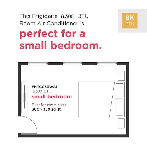 FHTC083WA1 - Frigidaire 8,300 BTU Thru-the-Wall Air Conditioner