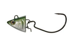 Nitro Sprat Shad Jig Head 90 14g Green Sprat