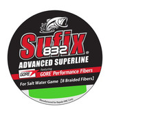 Sufix 832 Braid Neon Lime 120M 12KG 26LB Sufix 832 Braid Neon Lime 120M 12KG 26LB