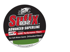 Sufix 832 Braid Low-Vis-Green 120M 28.5KG 62LB Sufix 832 Braid Low-Vis-Green 120M 28.5KG 62LB