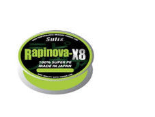 Sufix Rapinova-X8 Braid Lemon Green 150M PE0.6 12LB Sufix Rapinova-X8 Braid Lemon Green 150M PE0.6 12LB