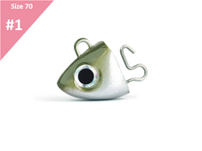 Fiiish Black Minnow Jighead Search Kaki 4.5g BM766