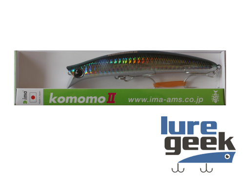 Leurre Flottant Ima Komomo II 110 – 115 Mm, Pour Bar De Mer – Neuf Sous Blister