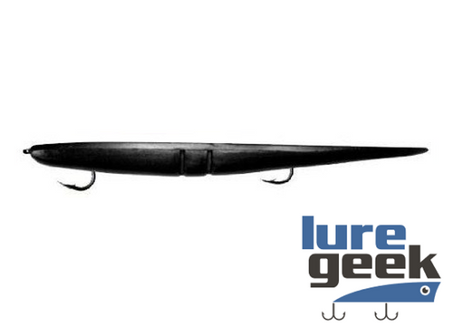 Lunker City Slug-Go Pre-Rigged Tandam 9 Inch Black