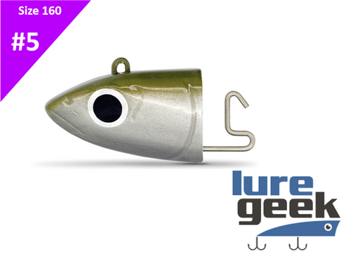 Fiiish Black Minnow Extra Deep Jig Head Kaki 120g BM624