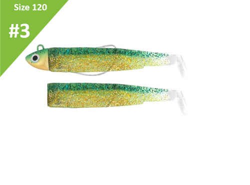 Black minnow green glitter clearance