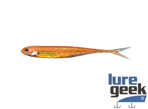 Fish Arrow Flash J Split SW 7 Inch #119 Glow Orange Silver