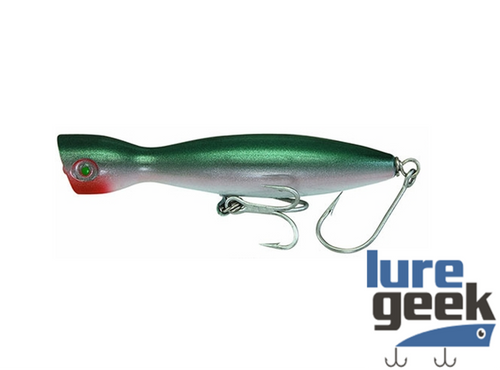 Super Strike Little Neck Popper 28g Green White