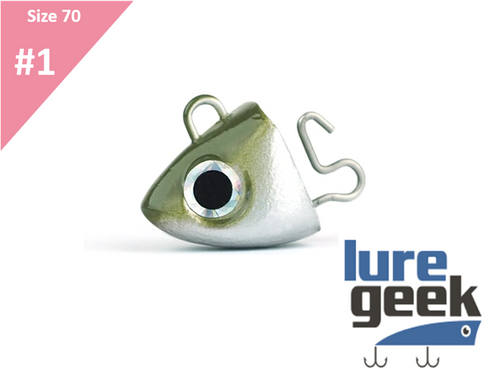 Fiiish Black Minnow Jighead Search Kaki 4.5g BM766