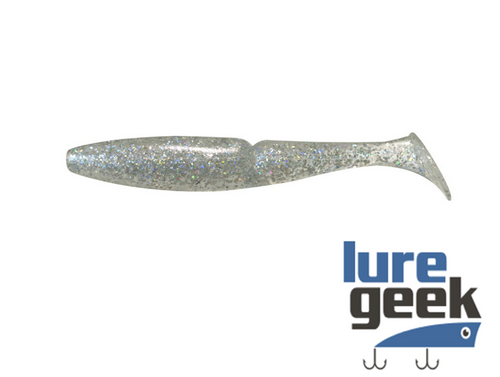 Sawamura One Up Shad 5 Inch #044 Clear Rainbow Snowflake