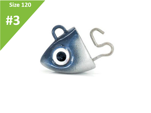 Fiiish Black Minnow Jig Head Search Blue 18g BM951