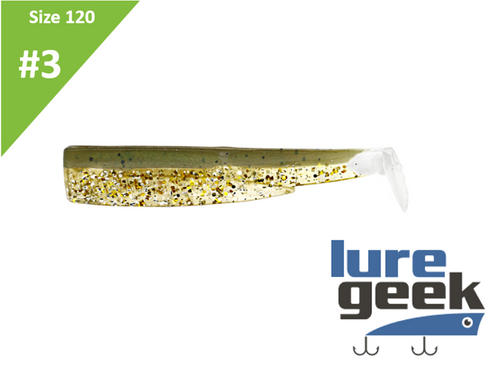 Fiiish Black Minnow 120 Bodies Khaki Glitter BM197