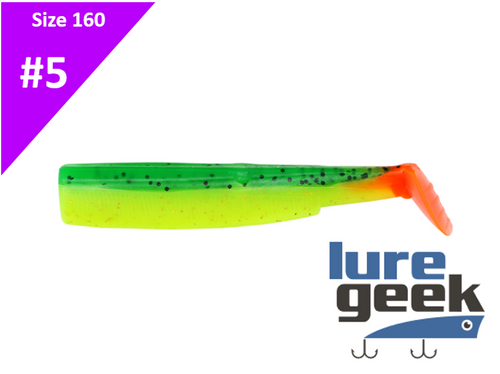 Fiiish Black Minnow 160 Body Green & Orange BM208