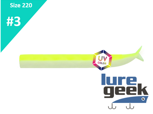 Fiiish Crazy Sandeel 220 Body Fluo Yellow CSE243