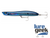 Rapala MaxRap Walk'n Roll Blue Smelt