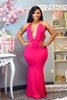 House of Tinkas Nijah Magenta Maxi