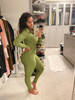 House of Tinkas Zuri Tracksuit - Olive