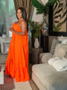 House of Tinkas Summer Fling Maxi Neon Orange 