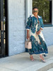 House of Tinkas Paisley Palms  Maxi Dress Coat 