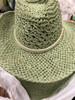 House of Tinkas City Cowgirl Straw Hat Olive 