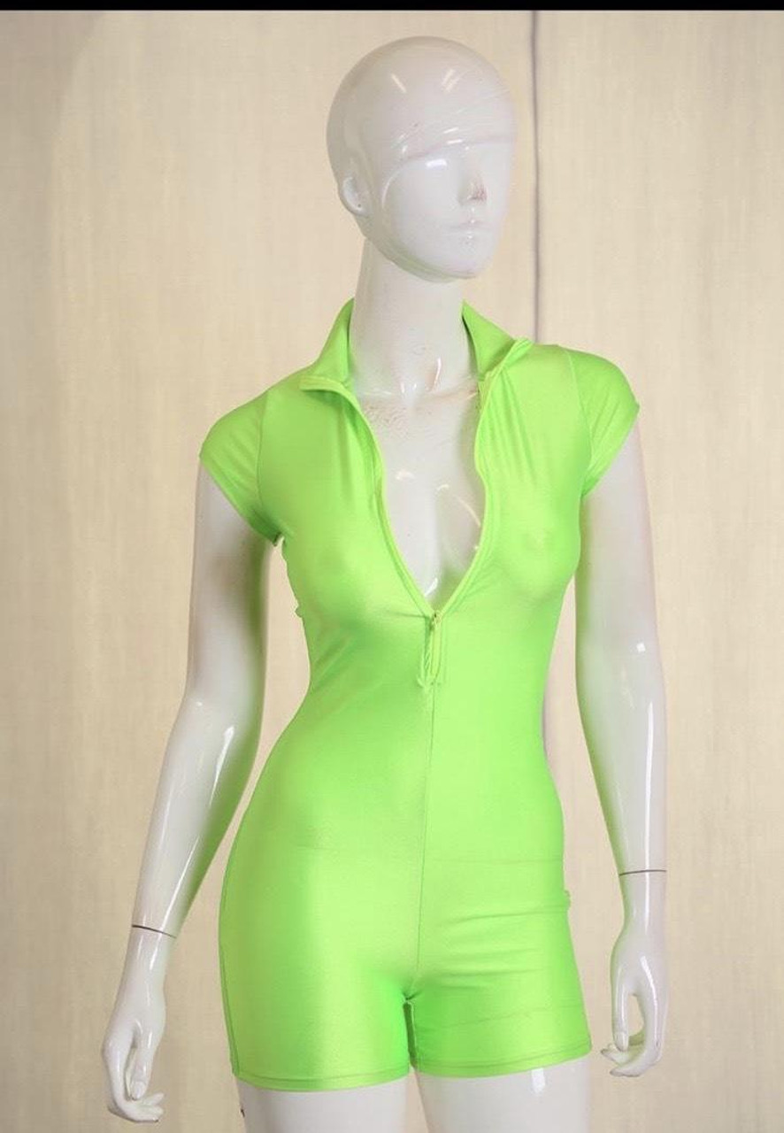 Neon clearance green romper