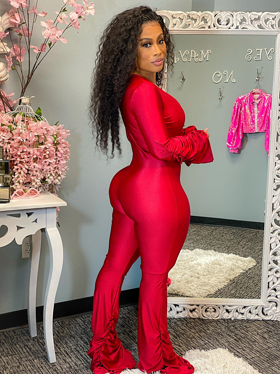Lucy Jumpsuit - Red - House of Tinks