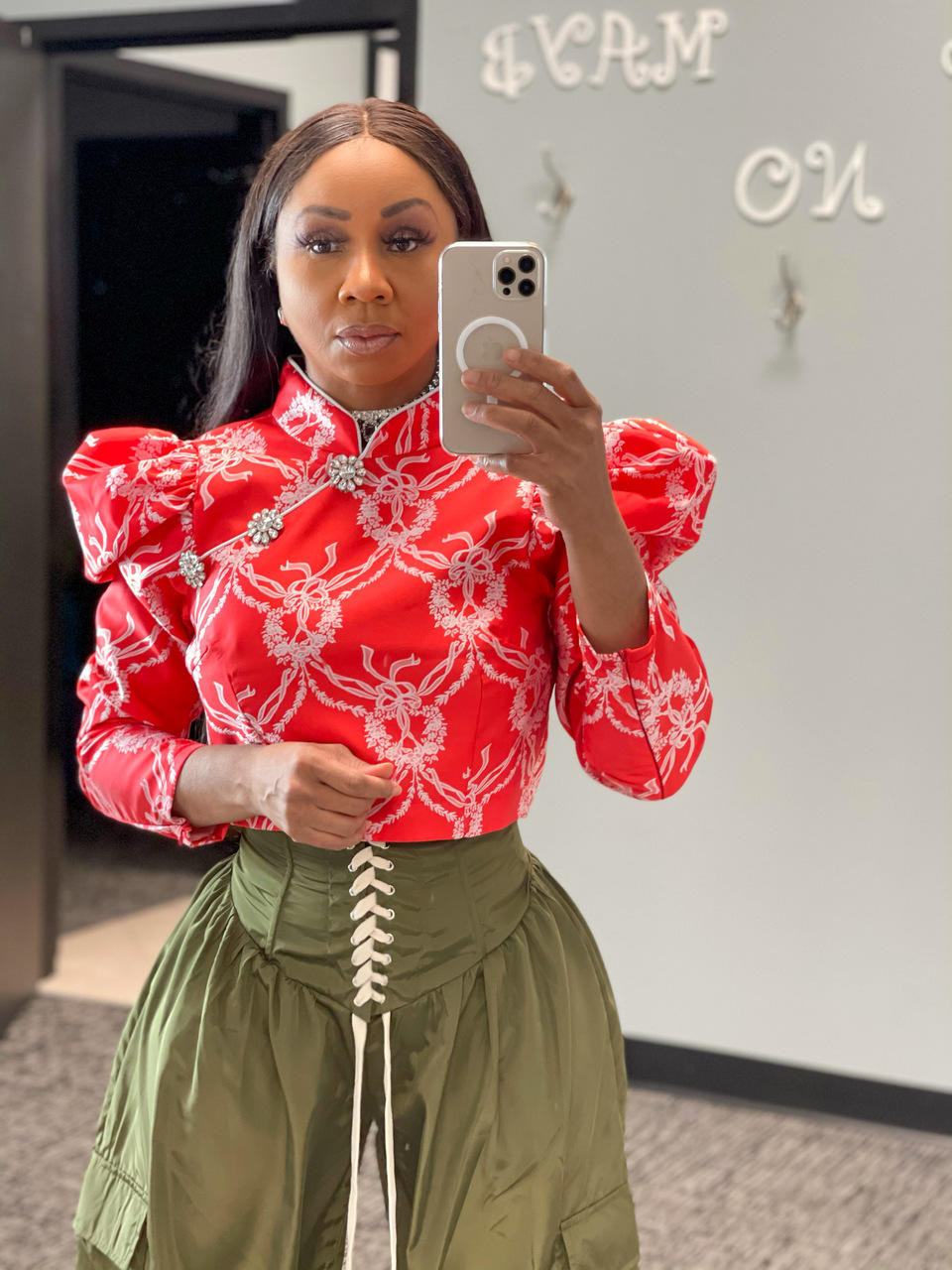 Mimi Satin Top - House of Tinks