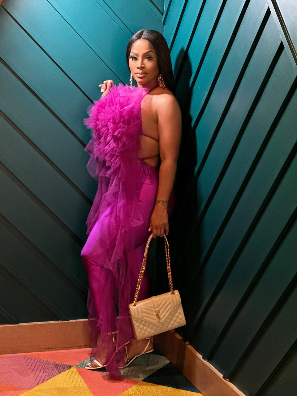 Tuscany Tulle Tie Top Violet - House of Tinks