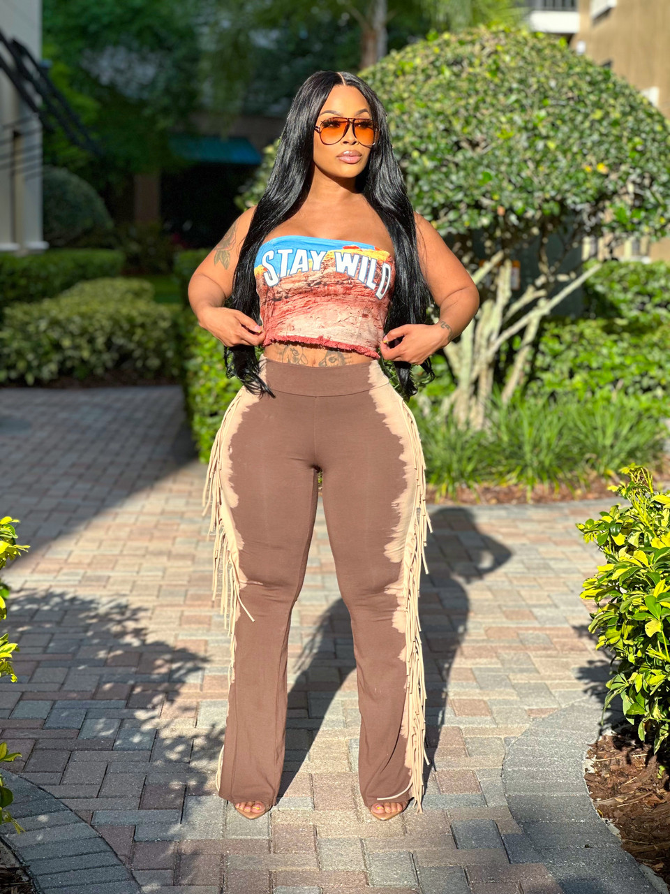 Talk That Talk Flare Pants - House of Tinks