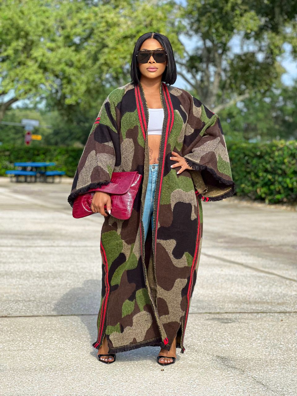 Camo Winter Cardigan - House of Tinks