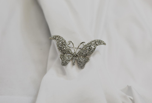 House of Tinkas Mini Crystal Butterfly Brooch