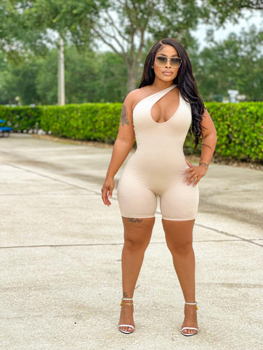 House of Tinkas Knot Today Smooth Romper Nude 