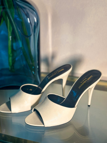 Like New Saint Laurent Mules 