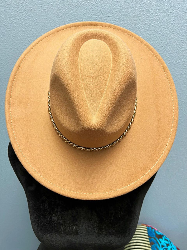 House of Tinkas Camel Fedora Hat