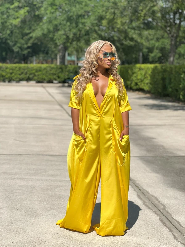 House of Tinkas Maison Jumpsuit- Canary