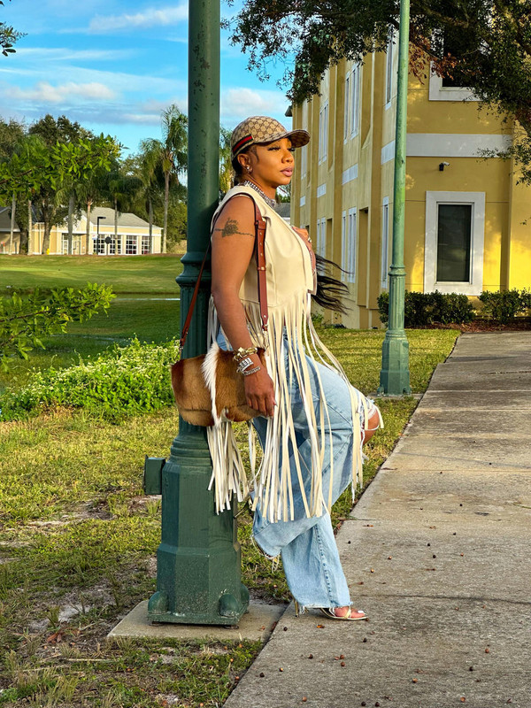 Fringed Leather Vest