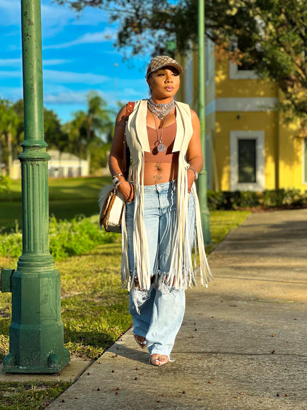 Fringed Leather Vest