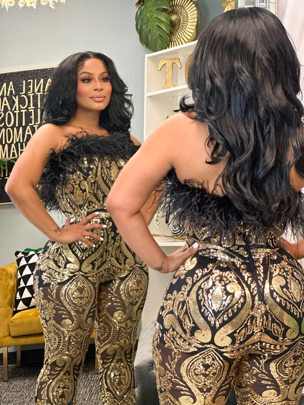 House of Tinkas Golden Essence Jumpsuit