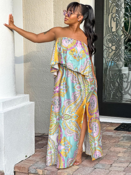 Paisley Maxi Dress