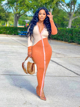 Sandy Tones Maxi Dress