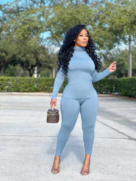 Tori Set Light Denim Blue