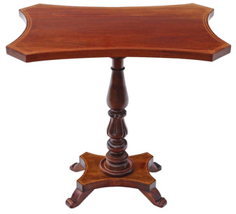 Antique quality reproduction Regency G. Smith mahogany wine table side